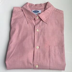 Old Navy Red Short Sleeve Shirt -Medium